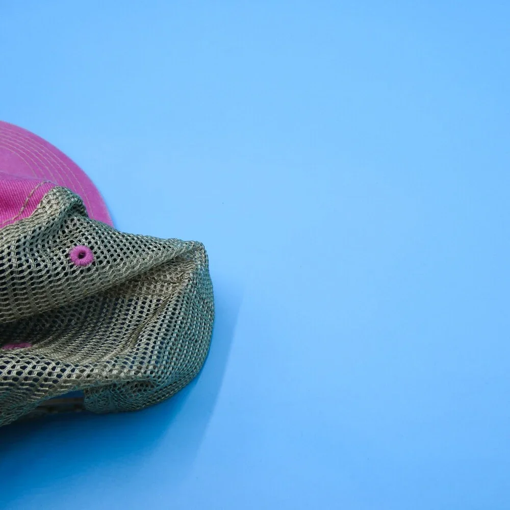 Glacier Hat Womens One Size Pink Tan Snapback Trucker Cap Mesh National Park New
